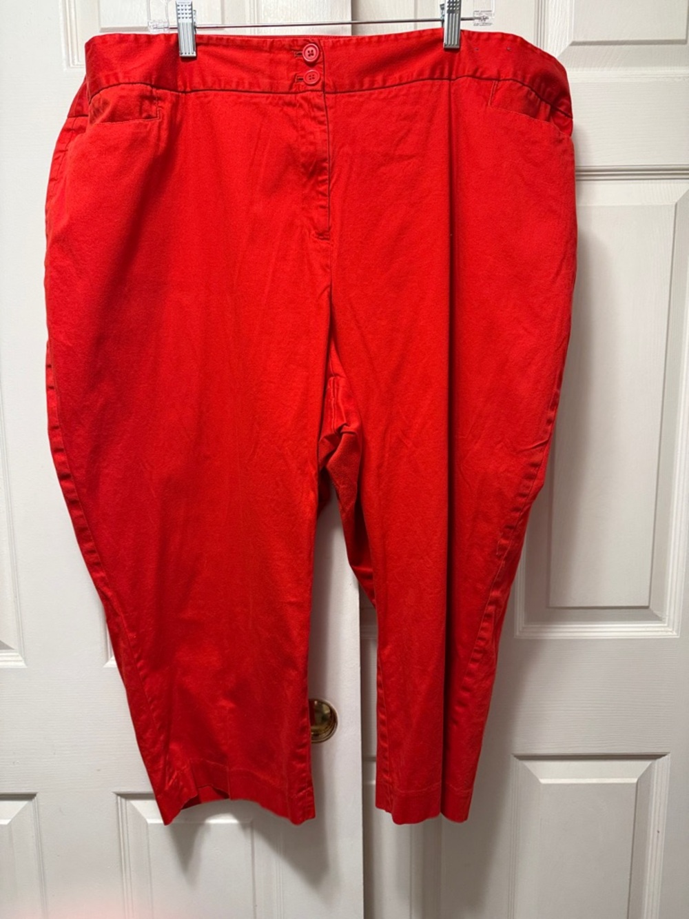 Lane Bryant Vibrant Red Capris